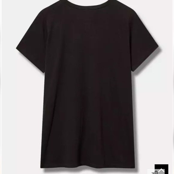 Torrid Wednesday Nevermore Black Crew Tee Plus Size 3x - Picture 4 of 6